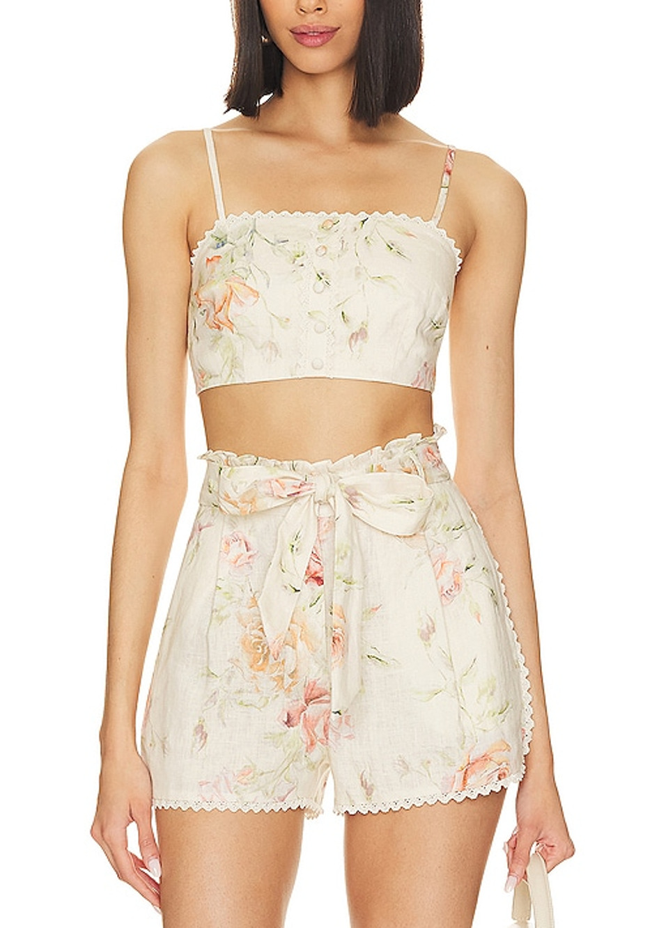 Loveshackfancy Floral Burnt Orange Emmalou Cami Size 8